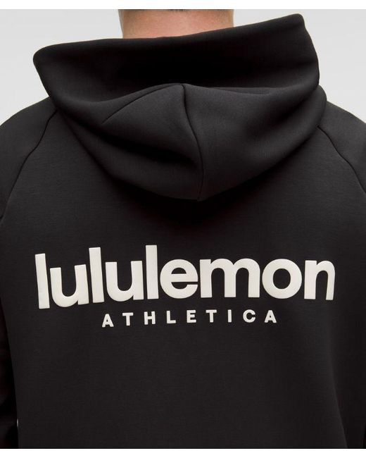 lululemon athletica Black – Smooth Spacer Classic-Fit Pullover Hoodie Wordmark – – for men