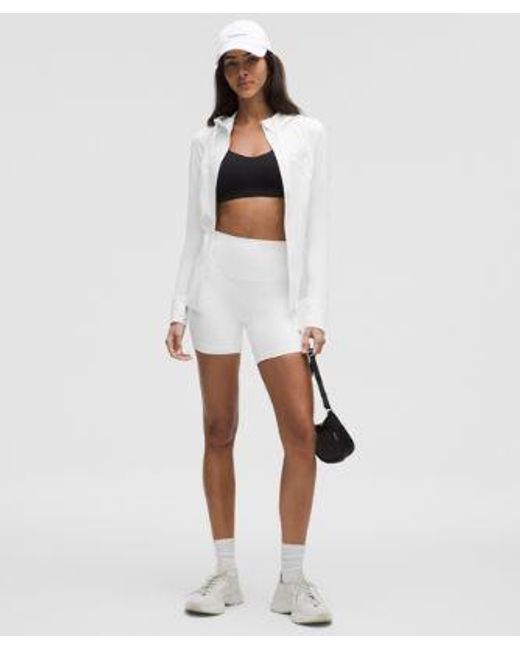 lululemon athletica White – Define Hooded Jacket Nulu – – Size 4