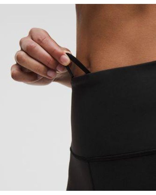 lululemon athletica Black Wunder Train High-Rise Shorts With Pockets 6"