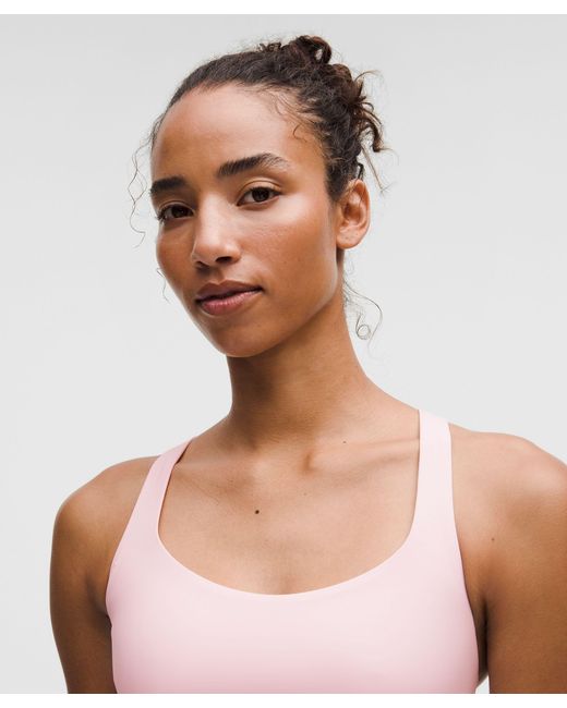 lululemon athletica Pink Flexyflex Strappy Yoga Bra