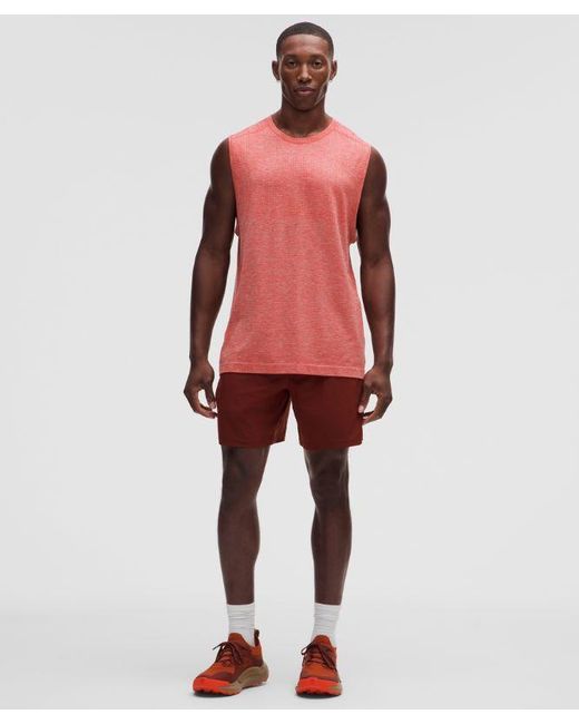 lululemon athletica Red – Metal Vent Tech Sleeveless Shirt Fit – – Size Medium for men