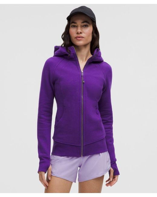 lululemon athletica Purple Scuba Full-Zip Hoodie