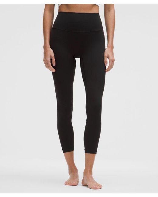lululemon athletica Black – Align No Line High-Rise Pants – 25" – – Size 4