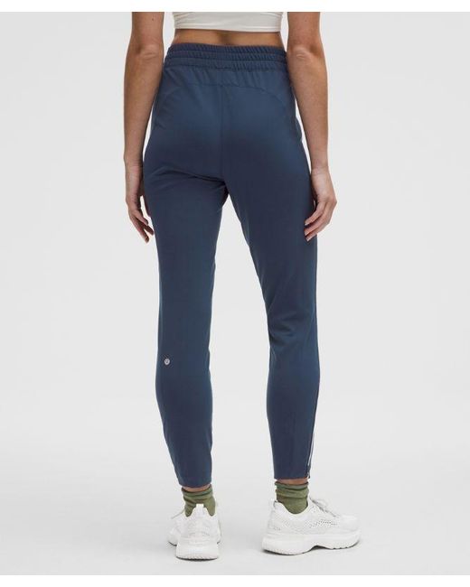 lululemon athletica Blue Everlux Slim-Fit High-Rise Track Pant