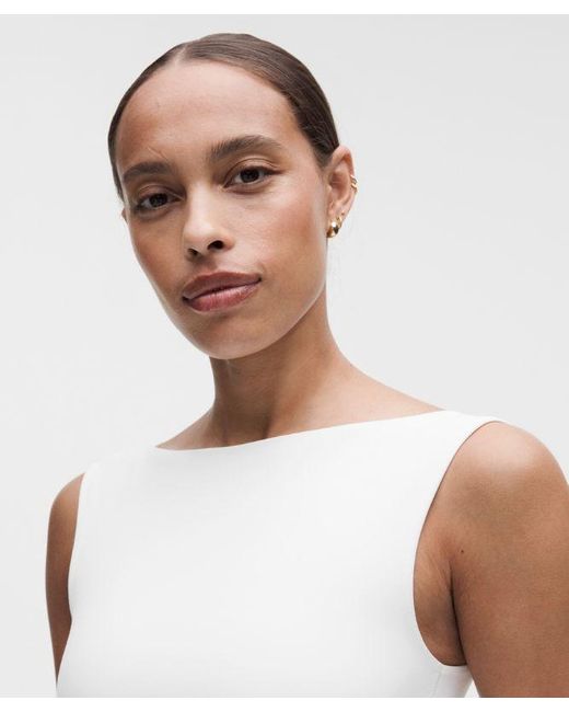 lululemon athletica White Bend This Boat And Scoop Bra