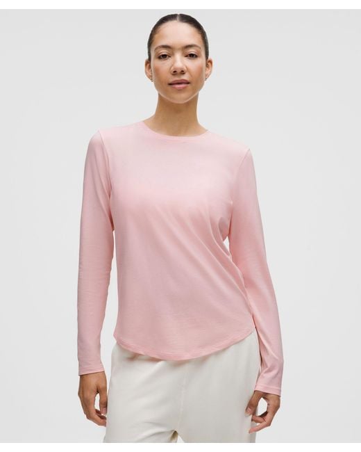 lululemon athletica Pink Love Long-Sleeve Shirt