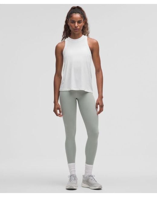 lululemon athletica White Jersey Training Tank Top