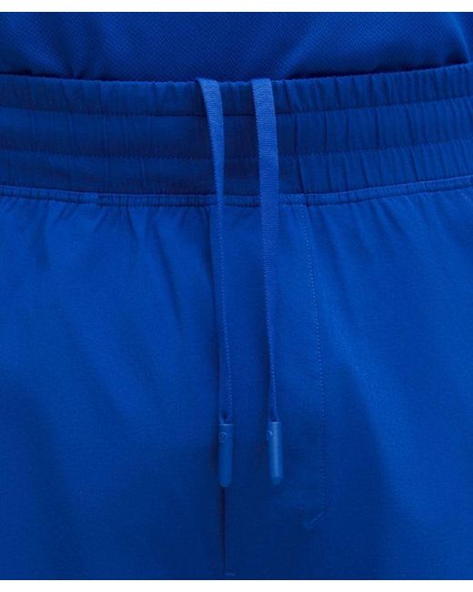 lululemon athletica Blue Pace Breaker Linerless Short 5" for men