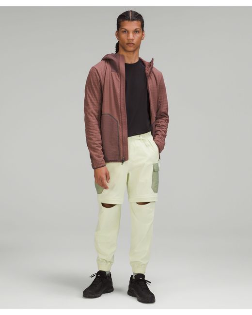 water repellent fleece hiking anorak