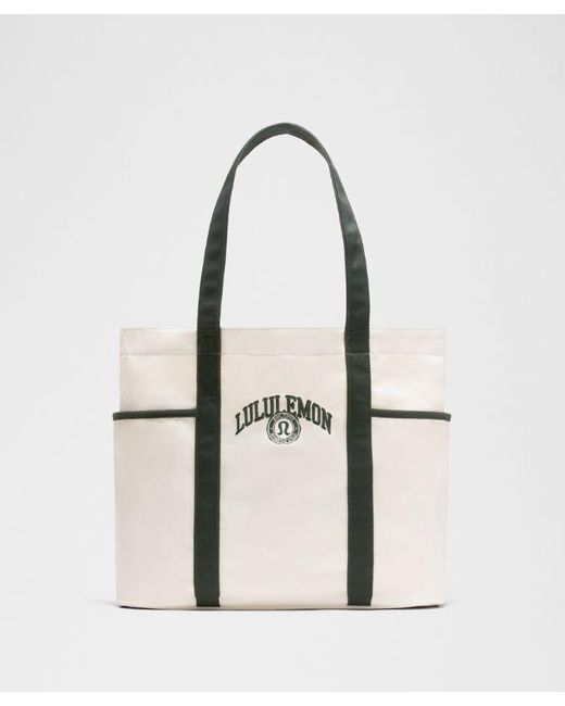 lululemon athletica Natural Daily Multi-Pocket Canvas Tote Bag 20L