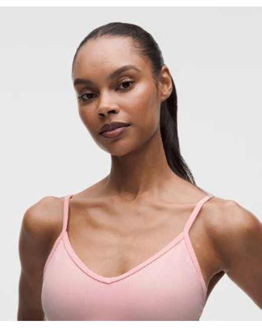 lululemon athletica Pink Ebb To Street Bra