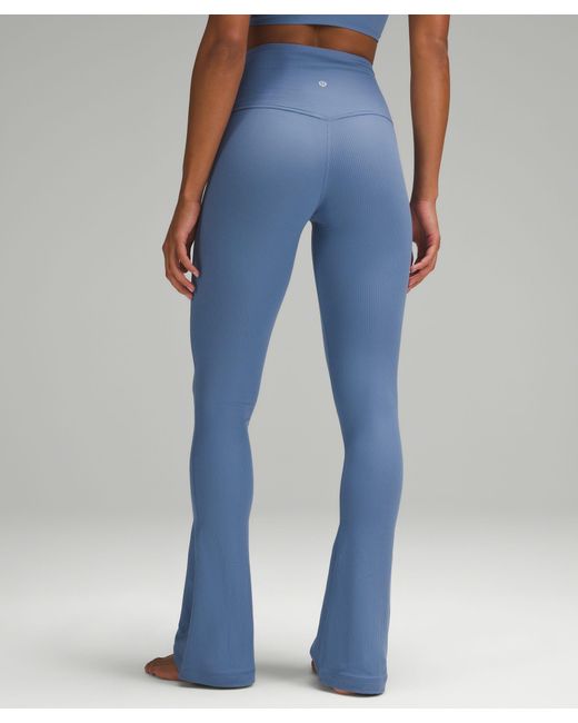 lululemon athletica Blue Aligntm Ribbed Mini-flare Pants Extra Short