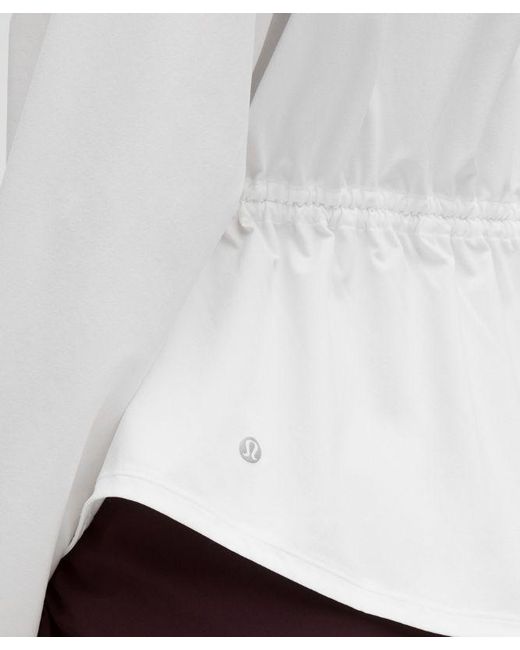 lululemon athletica White Uv-Protective Cinch-Waist Running Jacket