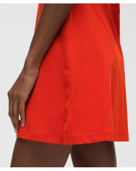 lululemon athletica Red Flow Y Dress