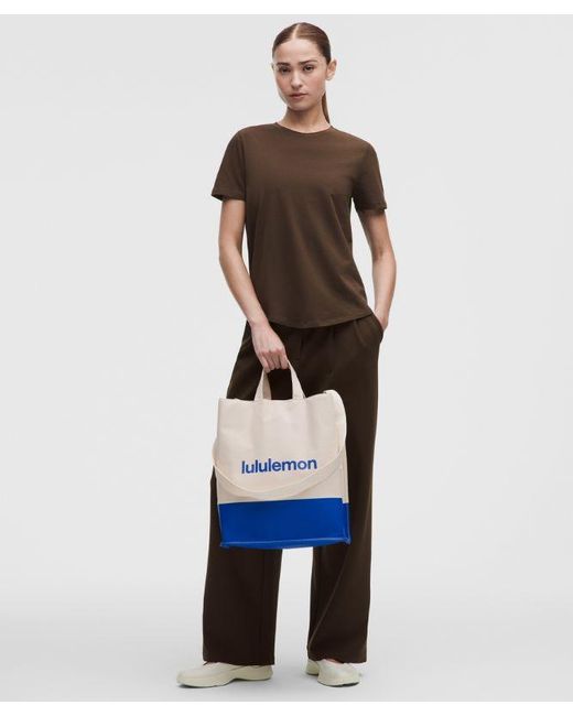 lululemon athletica White – Canvas Market Tote Bag 19L –