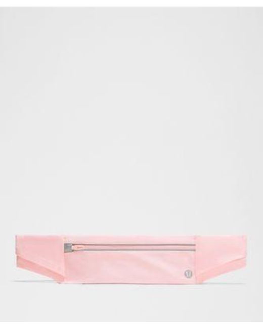 lululemon athletica Pink – Fast And Free Running Belt – – Size Large/Xl