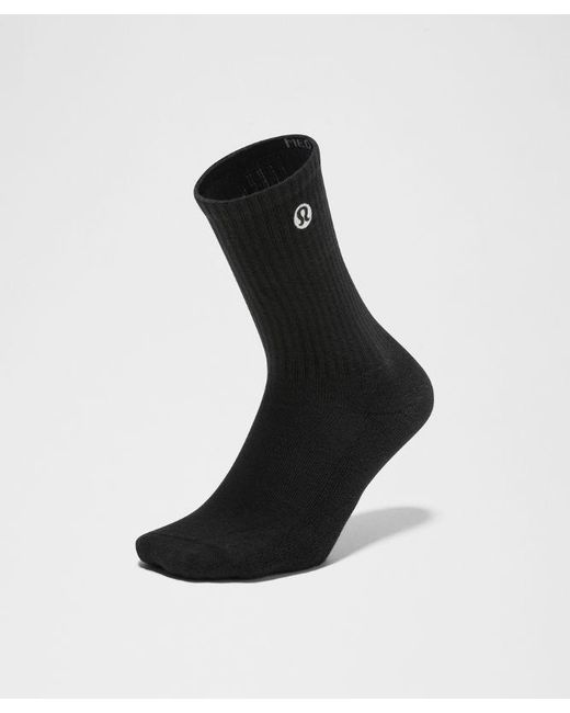 lululemon athletica Black Daily Essential Crew Socks