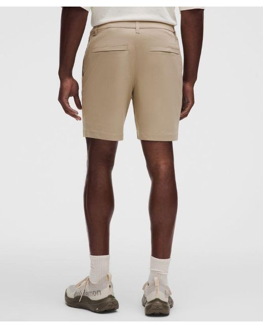 lululemon athletica Natural Abc Classic-Fit Short 7" for men