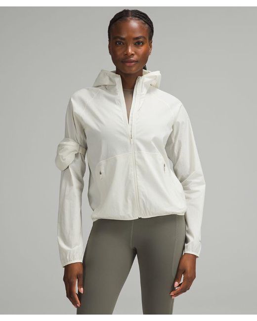 lululemon athletica Gray – Ventilated Packable Trail Running Jacket – –