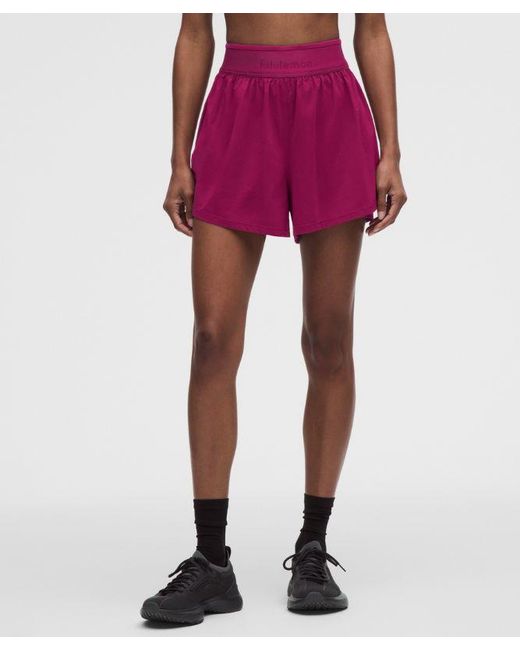 lululemon athletica Red License To Train Super-High-Rise 2-In-1 Short