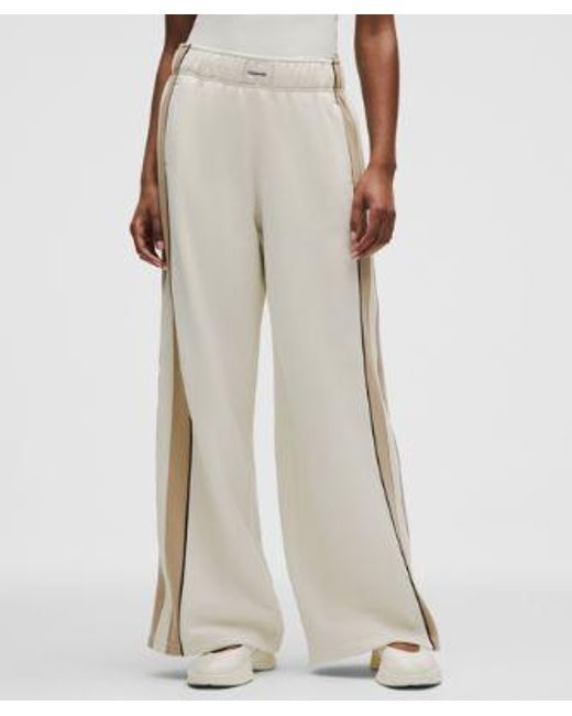 lululemon athletica Natural – Steady State Oversized Track Pants Stripe – Color Khaki/ – Size Large