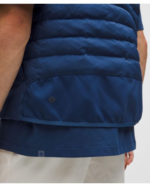 lululemon athletica Blue Down For It All Vest for men