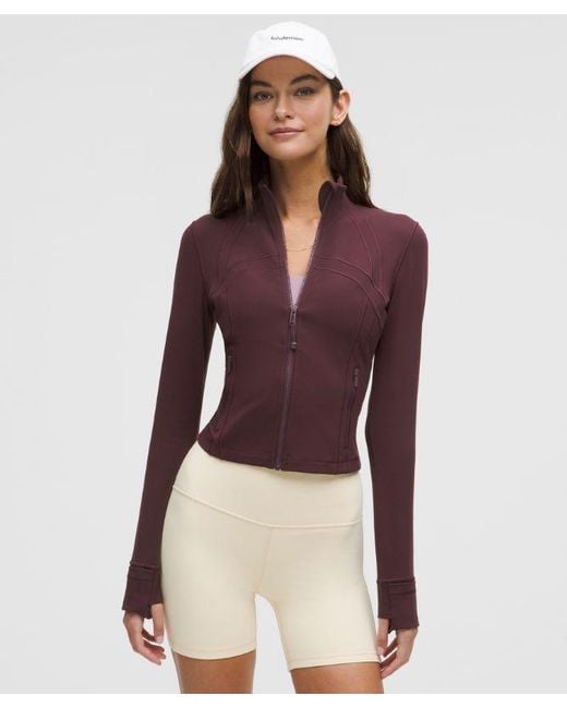 lululemon athletica Red Define Cropped Jacket