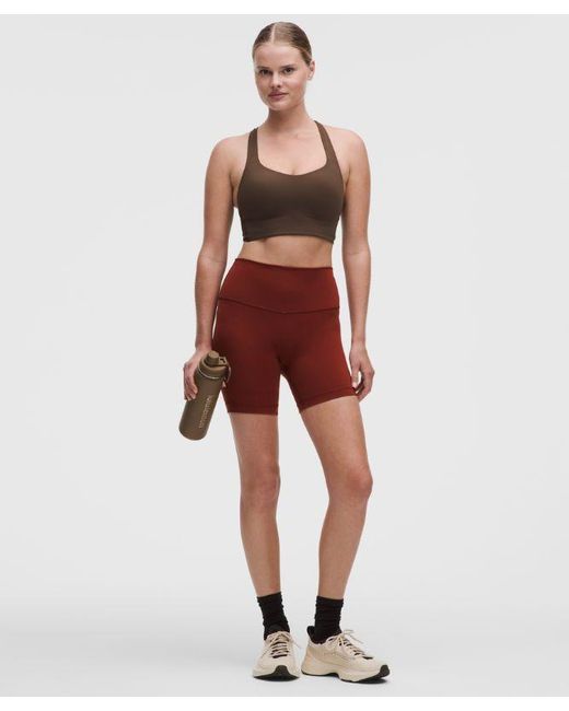 lululemon athletica Red – Like A Cloud Train Sports Bra Medium Support, B/C Cup – – Size 14
