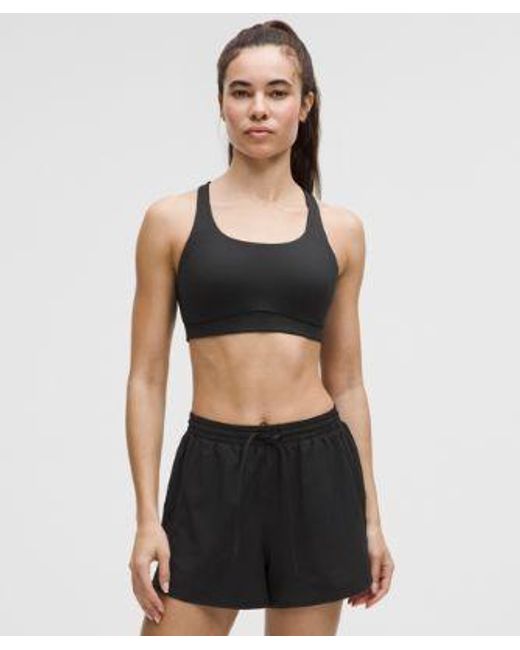 lululemon athletica Black Energy Bra Medium Support, B-D Cups