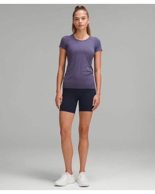 lululemon athletica Blue Swiftly Tech Short-Sleeve Shirt 2.0 Hip Length