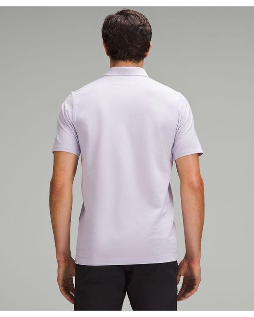 lululemon athletica White – Classic-Fit Pique Short-Sleeve Polo Shirt – /Pastel – for men