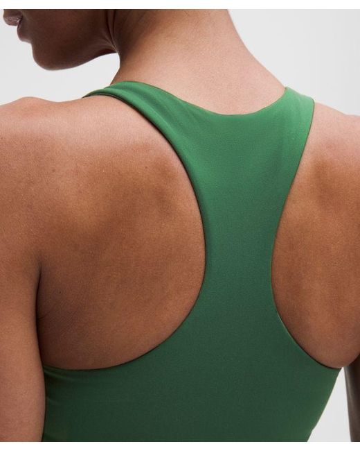 lululemon athletica Green Wunder Train Racerback Tank Top