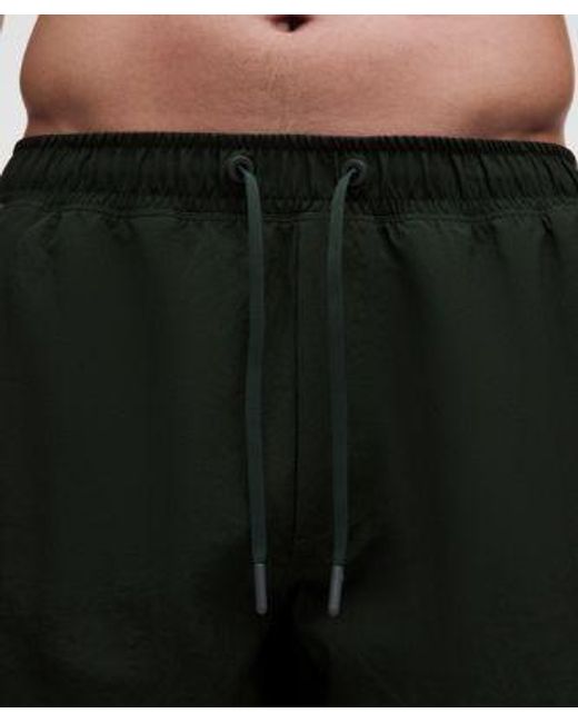 lululemon athletica White Crinkle Nylon Swim Short 7" for men