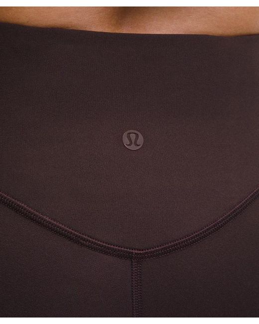 lululemon athletica Brown Wunder Under Nulu High-Rise Leggings 25"