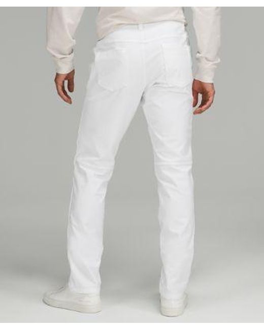 lululemon athletica White – Abc Classic-Fit Trousers Utilitech – 34" – – for men