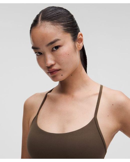 lululemon athletica Green – Flow Y Sports Bra Light Support, A/B Cup Evolve – – Size Large