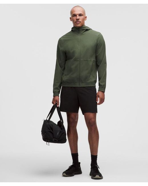 lululemon athletica Green – License To Train Textured Full Zip Jacket – – Size Large for men