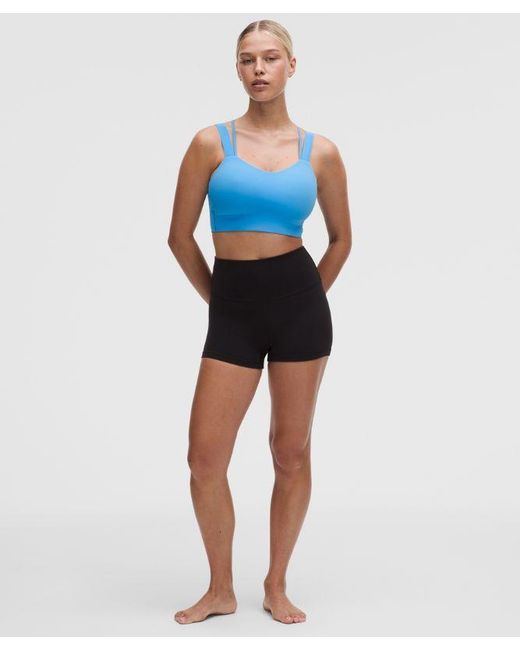 lululemon athletica Blue Like A Cloud Longline Bra