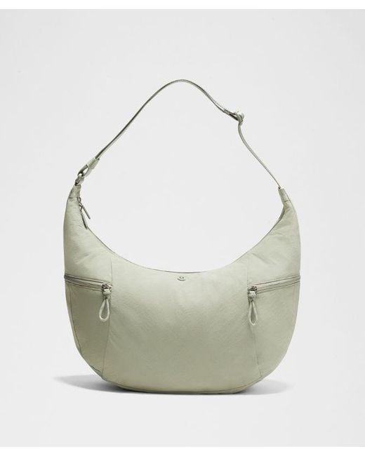 lululemon athletica Gray Large Slouchy Sling Bag 13L