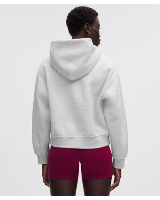 lululemon athletica Gray Steady State Superloft Hoodie