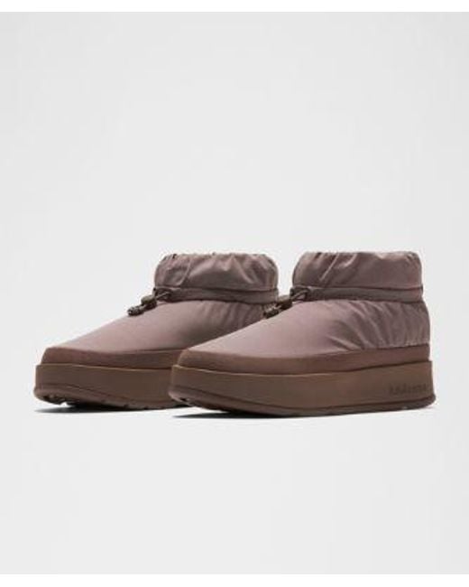 lululemon athletica Brown Wunder Puff Mini Boot