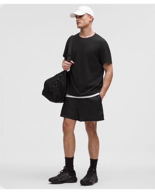 lululemon athletica Black – Soft Jersey Short-Sleeve Shirt – – Size Large for men