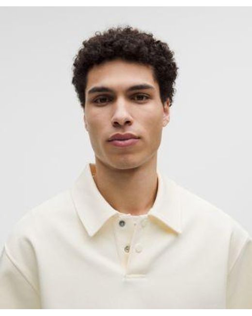 lululemon athletica White Grand Standard Long-Sleeve Polo for men