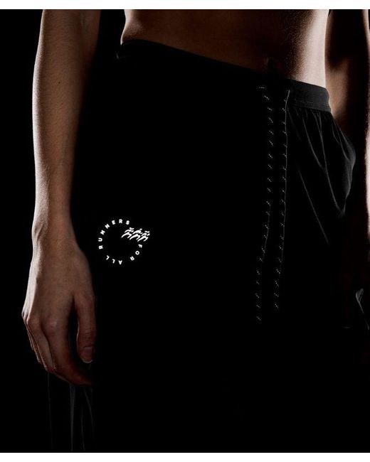 lululemon athletica Black Mile Maker Run Crew Graphic High-Rise Track Pant