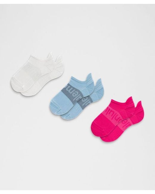 lululemon athletica Pink Power Stride Tab Socks