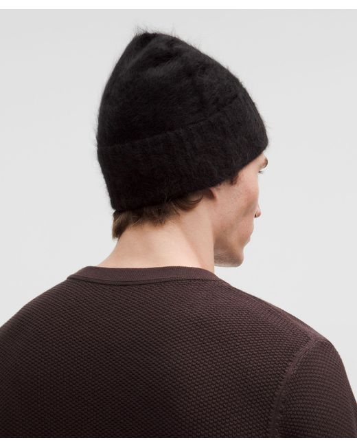 lululemon athletica Black Fuzzy Cashmere Beanie Lululemon Fuzzy Cashmere Beanie | ModeSens main image 2