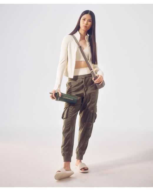 lululemon Dance Studio Relaxed fit Mid rise Cargo Joggers Color Green Size L Lyst