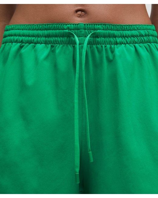 lululemon athletica Green Court Rival High-Rise Short 3"