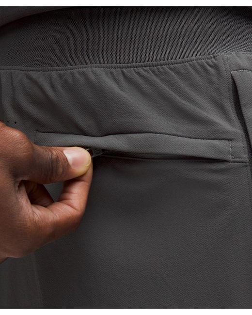 lululemon athletica Black License To Train Lined Short 7" for men