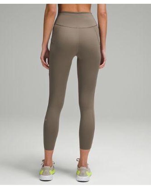 lululemon athletica Brown Fast And Free High-Rise Leggings 25" 5 Pocket